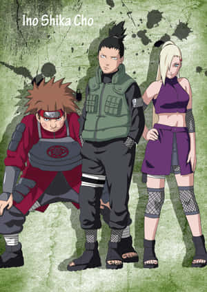 Ino Shika Cho Trio Pose Wallpaper