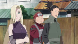 Ino, Shikamaru, And Chōji - The Ino-shika-cho Formation Wallpaper