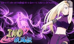 Ino Yamanaka, Fan-favorite Teen Shinobi And Member Of Team Asuma In Naruto. Wallpaper