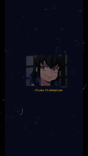 Inosuke Aesthetic Dark Quote Wallpaper