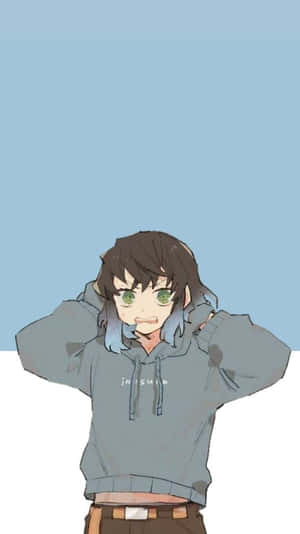 Inosuke Hashibira Casual Aesthetic Wallpaper