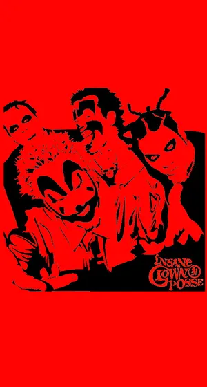 Insane Clown Posse Red Silhouette Wallpaper