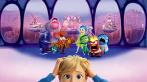 Inside Out Characters Emotions Headquarters Wallpaper