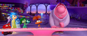 Inside Out Charactersat Console Wallpaper