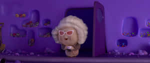 Inside Out2 Characterin Purple Room Wallpaper