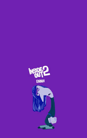 Inside Out2 Ennui Character Poster Wallpaper