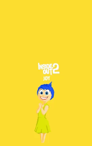Inside Out2 Joy Character Promotion Wallpaper