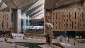 Inside The Grand Egyptian Museum Wallpaper