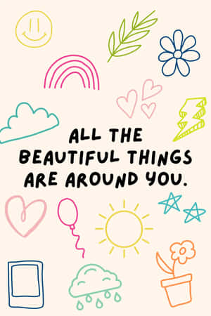 Inspirational Aesthetic Quote Art Wallpaper