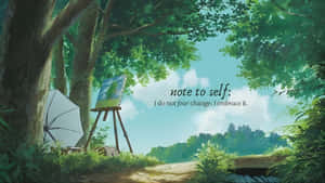 Inspirational Anime Quote Wallpaper