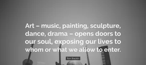 Inspirational Artand Soul Quote Wallpaper