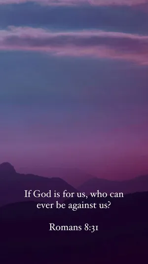 Inspirational Bible Verse Romans831 Wallpaper