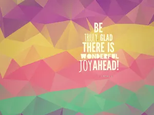 Inspirational Christian Joy Quote Wallpaper