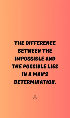 Inspirational Determination Quote Wallpaper