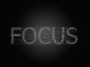 Inspirational Focus Black Wallpaper