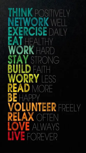 Inspirational Life Advice Typography Wallpaper