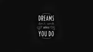 Inspirational Minimalist Quote On A Serene Background Wallpaper