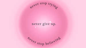 Inspirational Motivational Quotes Pink Background Wallpaper