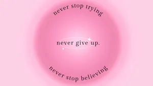 Inspirational Motivational Quotes Pink Background Wallpaper