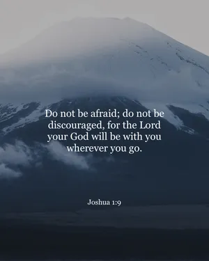 Inspirational Mountain Quote Joshua19 Wallpaper