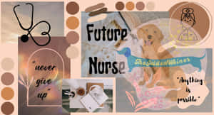 Inspirational Nurse Aesthetic Collage Wallpaper