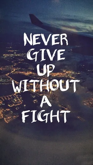 Inspirational Quote_ Aerial View City Night Wallpaper