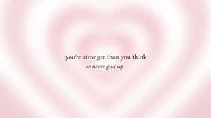 Inspirational Quote Aura Background Wallpaper