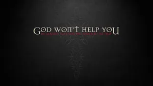 Inspirational Quote God Wont Help You Wallpaper