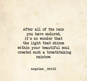 Inspirational Rainbow Soul Poetry Quote Wallpaper