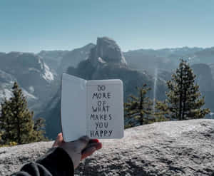 Inspirational Travel Quote Mountain View.jpg Wallpaper