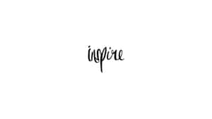 Inspire Calligraphy Art Quote Wallpaper