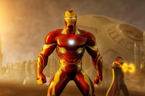 Inspired By Marvel Comics: The Vibranium Suit Wallpaper