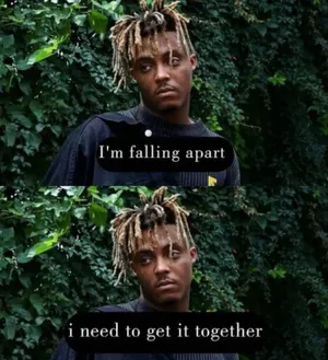 Inspiring Juice Wrld Quote On A Stunning Background Wallpaper