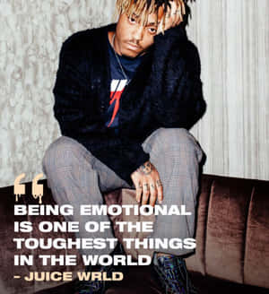 Inspiring Juice Wrld Quote Wallpaper Wallpaper