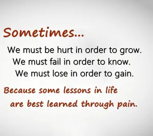 Inspiring Pain Quote Wallpaper
