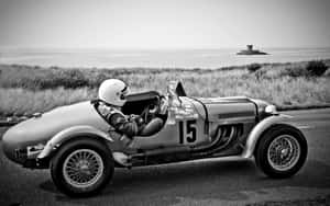 Inspiring Retro Black And White Image Wallpaper