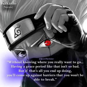 Inspiring Words Of Kakashi Hatake Wallpaper
