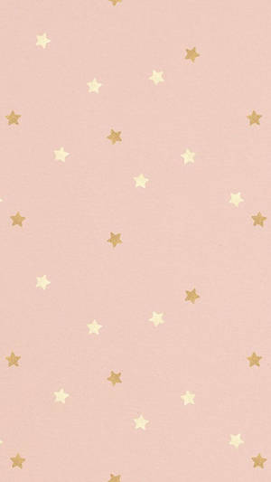 Instagram Story Gold Star Pattern Wallpaper