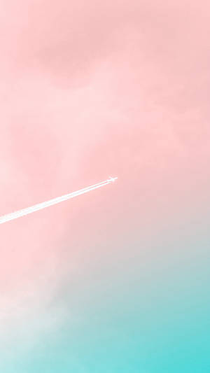 Instagram Story Jet Plane Smoke Trail Wallpaper