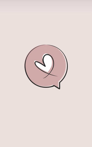 Instagram Story Speech Bubble Heart Wallpaper