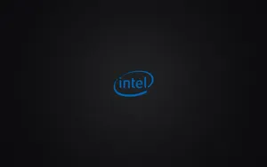 Intel Logo Dark Background Wallpaper