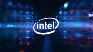 Intel Logo Digital Backdrop Wallpaper