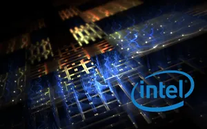 Intel Logoon Circuit Board Wallpaper
