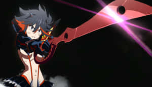 Intense Action Featuring Ryuko And Senketsu From Kill La Kill Wallpaper