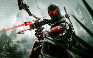 Intense Action Game Combat Scene Wallpaper