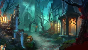 Intense Action In An Epic Adventure Game Landscape Wallpaper