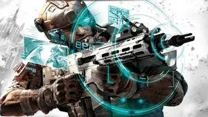 Intense Action In Ghost Recon Future Soldier Live Gaming Wallpaper