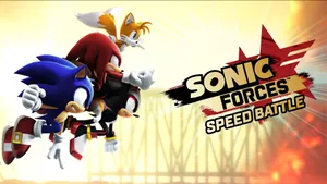 Intense Action In Sonic Forces Speed Battle! Wallpaper