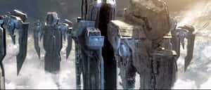 Intense Action With Scorpion Halo Wallpaper