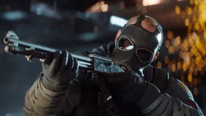Intense Action With Sledge In Rainbow Six Siege Wallpaper